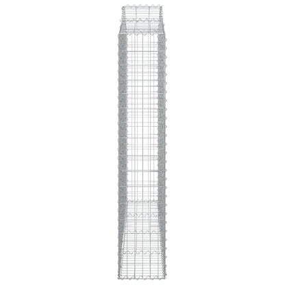 Cestas Gaviones 5 Uds Forma De Arco Hierro 200x30x160/180 Cm_4