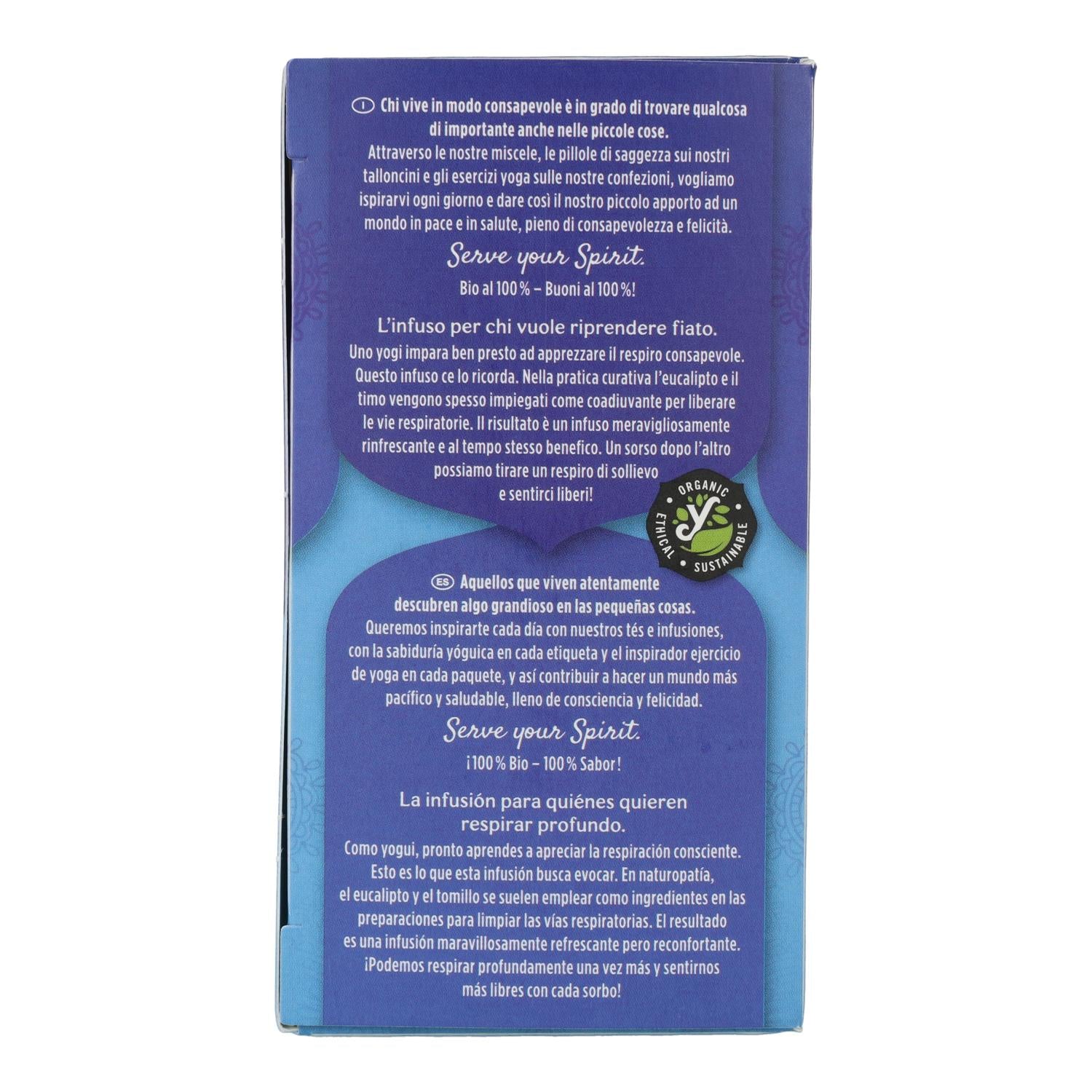 Yogi Tea BIO Respiración profunda 17 bolsitas