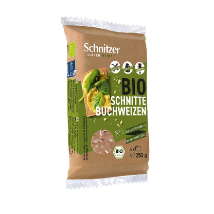 Pan fermentado de trigo sarraceno Ecológico Sin gluten Schnitzer 125 g