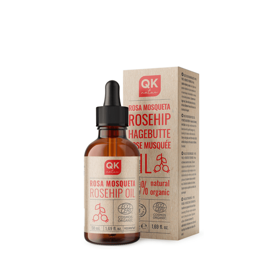 QKnatur - Aceite De Rosa Mosqueta 100% Puro Orgánico - 50 Ml - Para Cicatrices Y Estrías - Antiarrugas Y Antiedad_0
