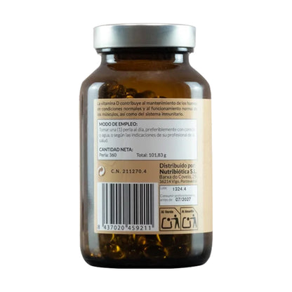 Vitamina D3, Kiroot, 360 perlas