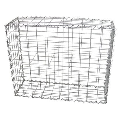 2 Cestas De Acero Galvanizado De Exterior Jaulas Para Decoración 100 X 80 X 30cm_2