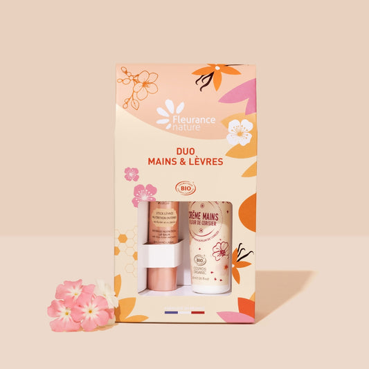 Duo Stick Labios 4g + Crema Manos Flor De Cerezo 30ml_0