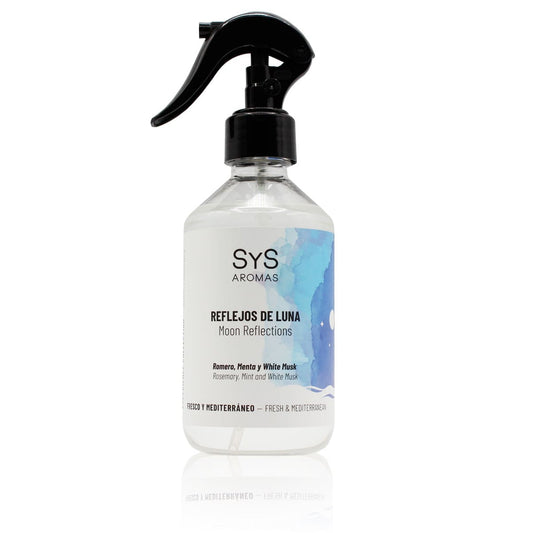 Ambientador Pulverizador Reflejos de Luna Experience SYS Aromas 300 ml | Romero, Menta y White Musk | Revitalizante_0