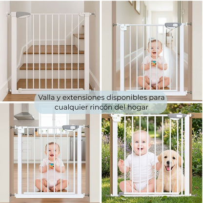 Bathby | Extensión De 45 Cm Para Valla De Seguridad Infantil Y Para Mascotas, Color Blanco_4