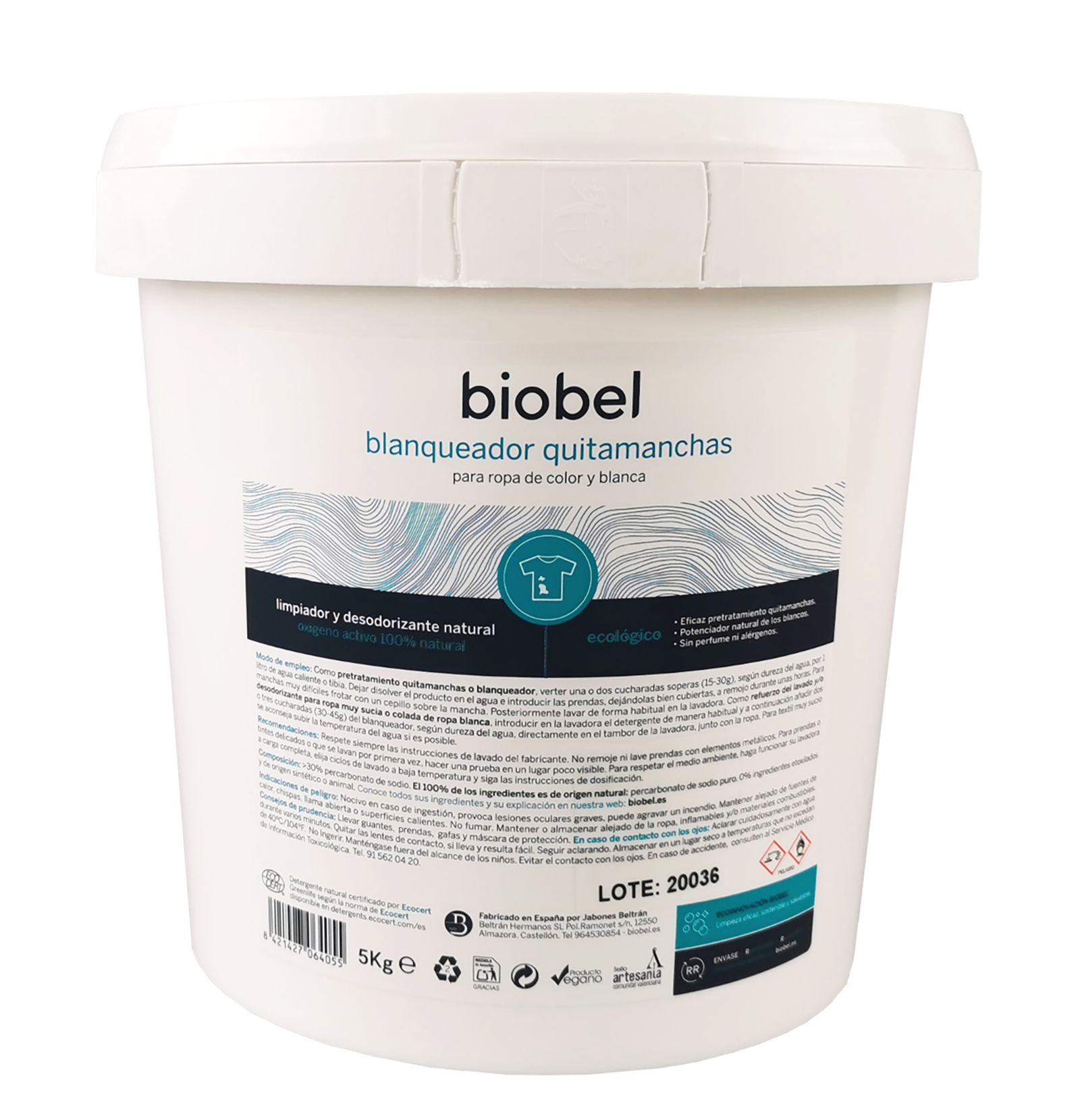 Blanqueador Biobel 5 kg