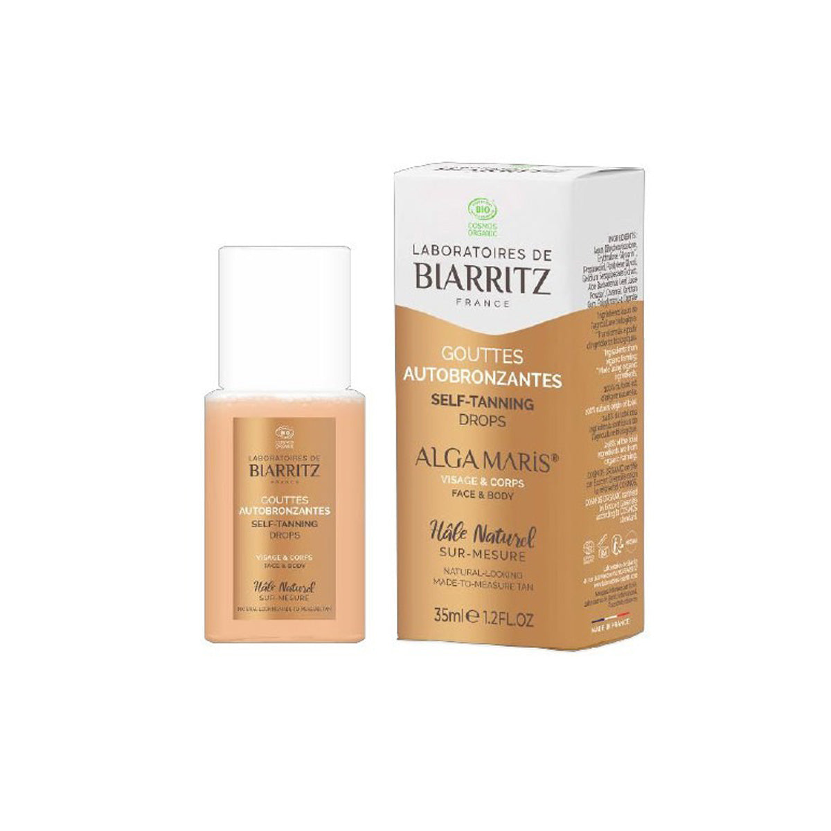 Gotas autobronceadoras cara & cuerpo Biarritz 35 ml