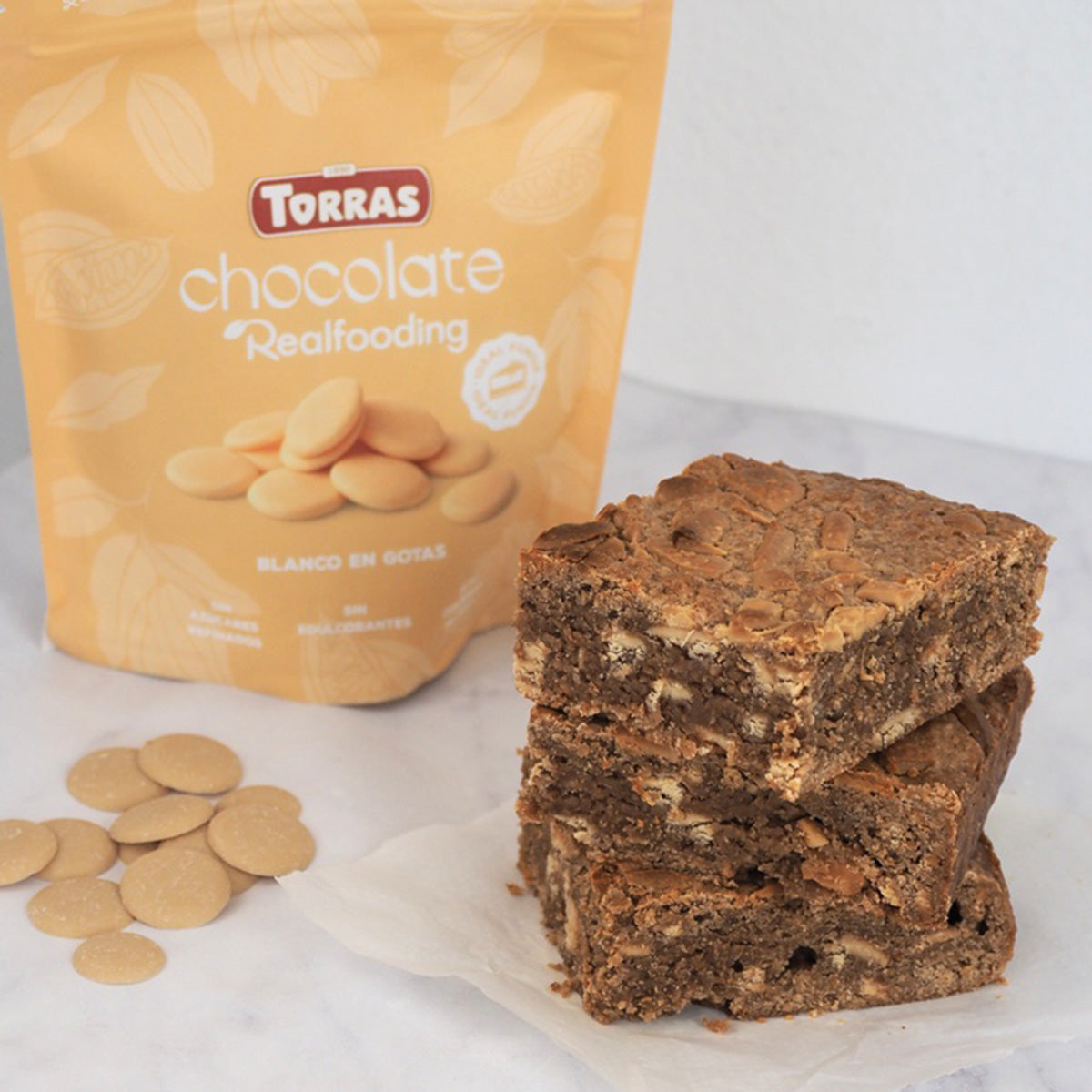 Cobertura gotas blanca Realfooding 200g