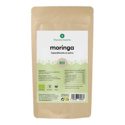 Moringa en Polvo Eco, Planeta Huerto, 200 g