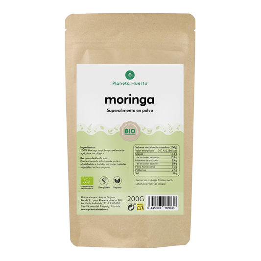 Moringa en Polvo Eco, Planeta Huerto, 200 g