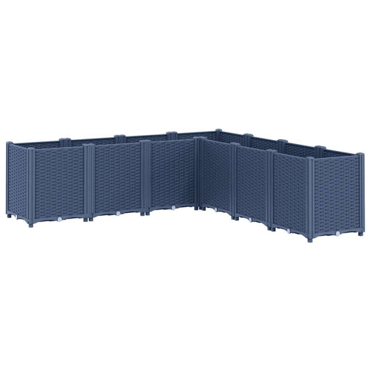 Jardinera Pp Azul Gris 160x160x53 Cm_0