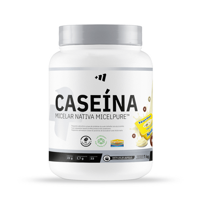 Caseína Micelar Nativa Micelpure™ - 1kg - Natillas De Vainilla - Ayuda A Mantener La Masa Muscula - Masmusculo Supplemen_0