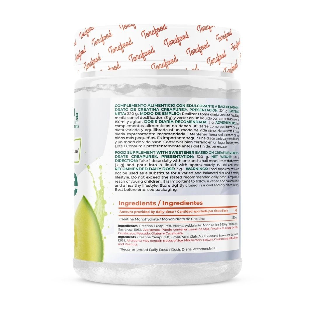 Creatina Creapure Melón Torafood 320g