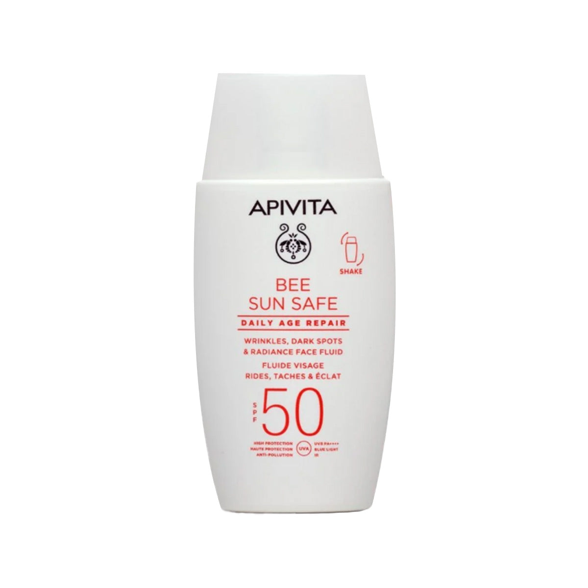 Reparación Antiedad Diaria SPF50 Apivita Fluido Facial 50ml