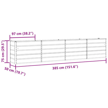 Jardinera Antracita 385 X 50 X 75 Cm Acero Galvanizado_5