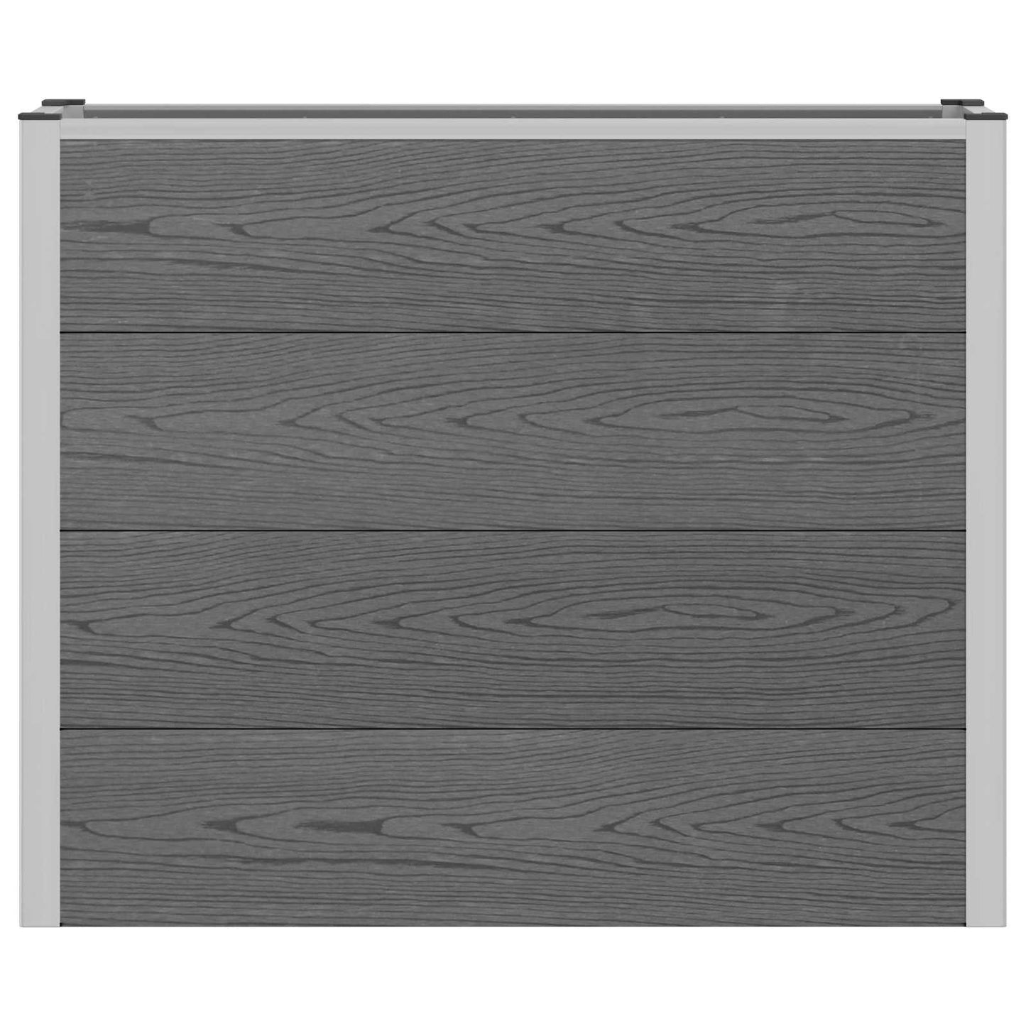 Arriate Elevado Gris 100 X 30 X 82 Cm Wpc Y Aluminio_3