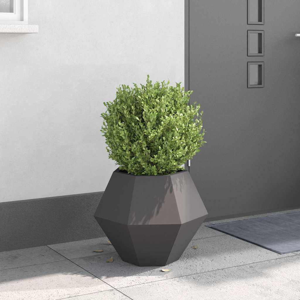 Jardinera Negro 50 X 50 X 40 Cm Acero_1