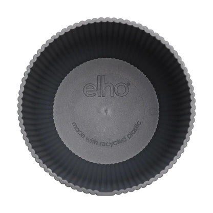 Maceta Antracita Vibes Fold Round Elho 14cm 100% reciclado
