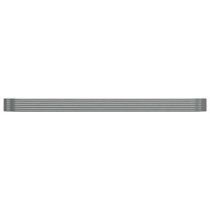 Jardinera Arriate Acero Galvanizado Gris 544x100x36 Cm_2