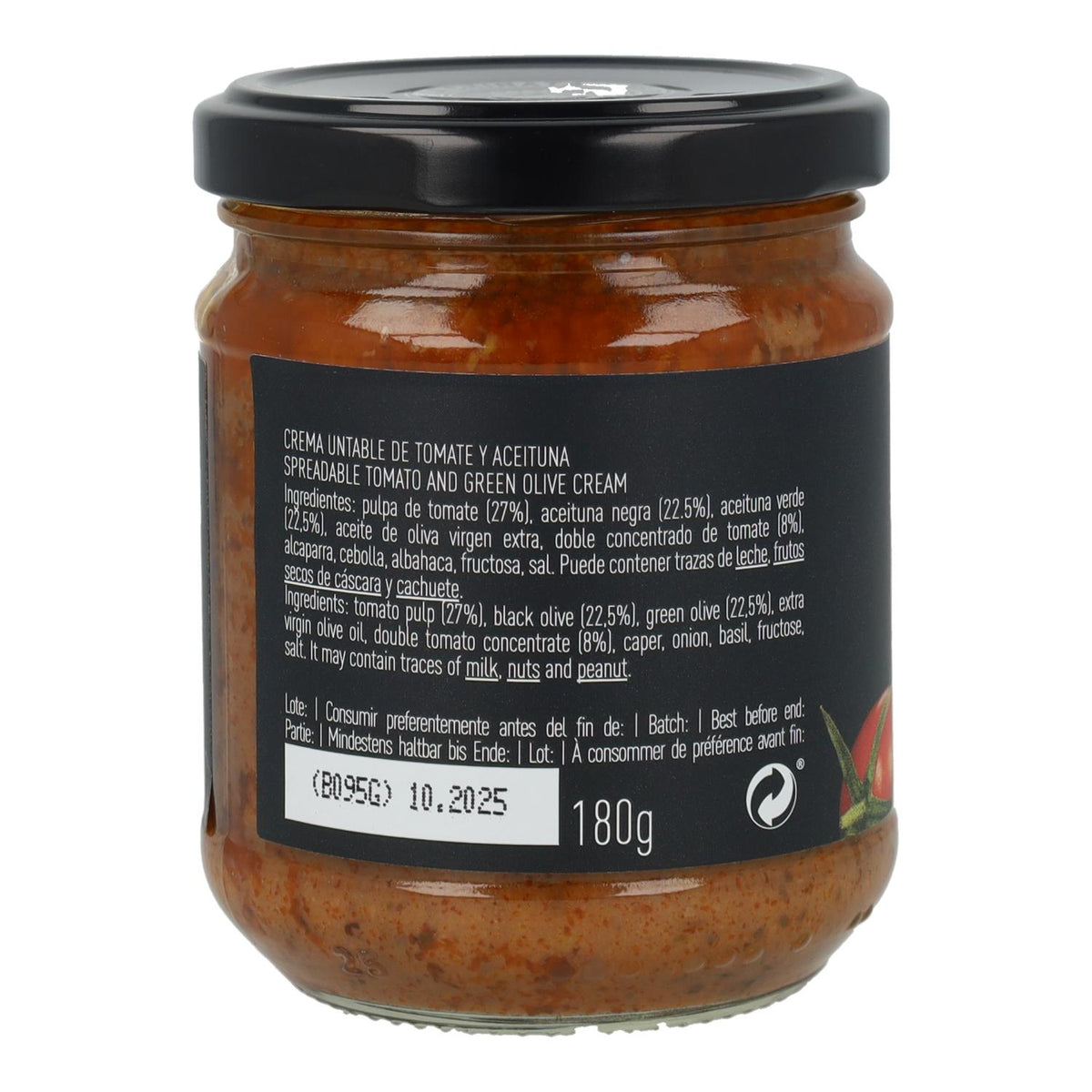 Crema de Tomates y Aceitunas La Chinata 180 g