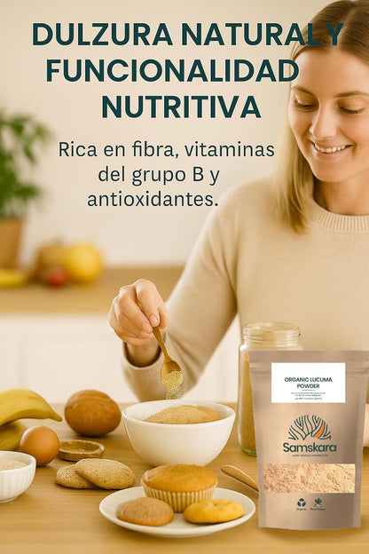 Lúcuma En Polvo Bio - 500g | Superalimento Ecológico Vegano Para Batidos, Smoothies Y Zumos - caducidad 02/2027_2