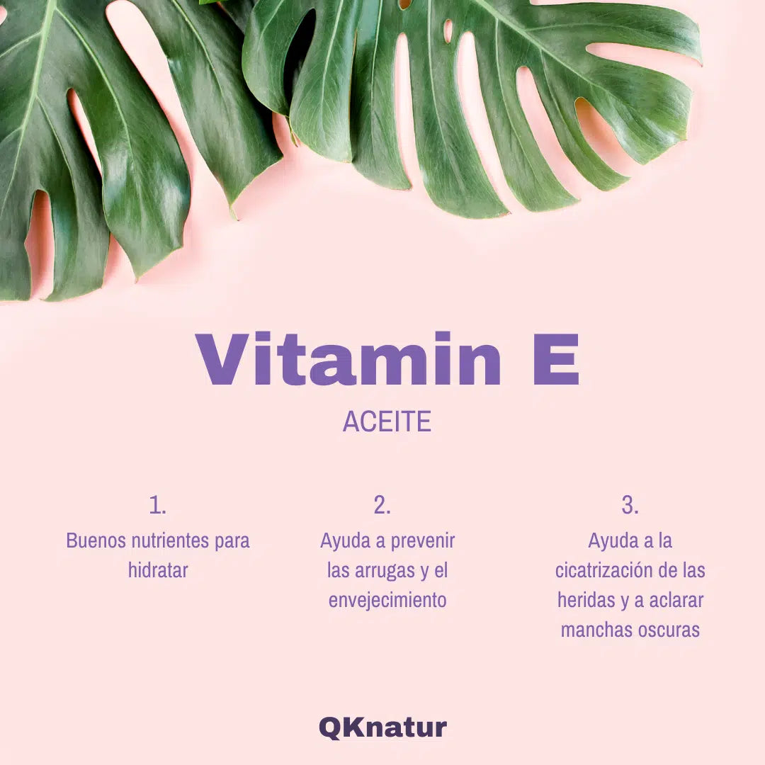 Qknatur - Vitamina E Aceite 250 Ml - Natural - Antioxidante Y Antiedad Para Cara, Piel, Cabello Y Uñas_4