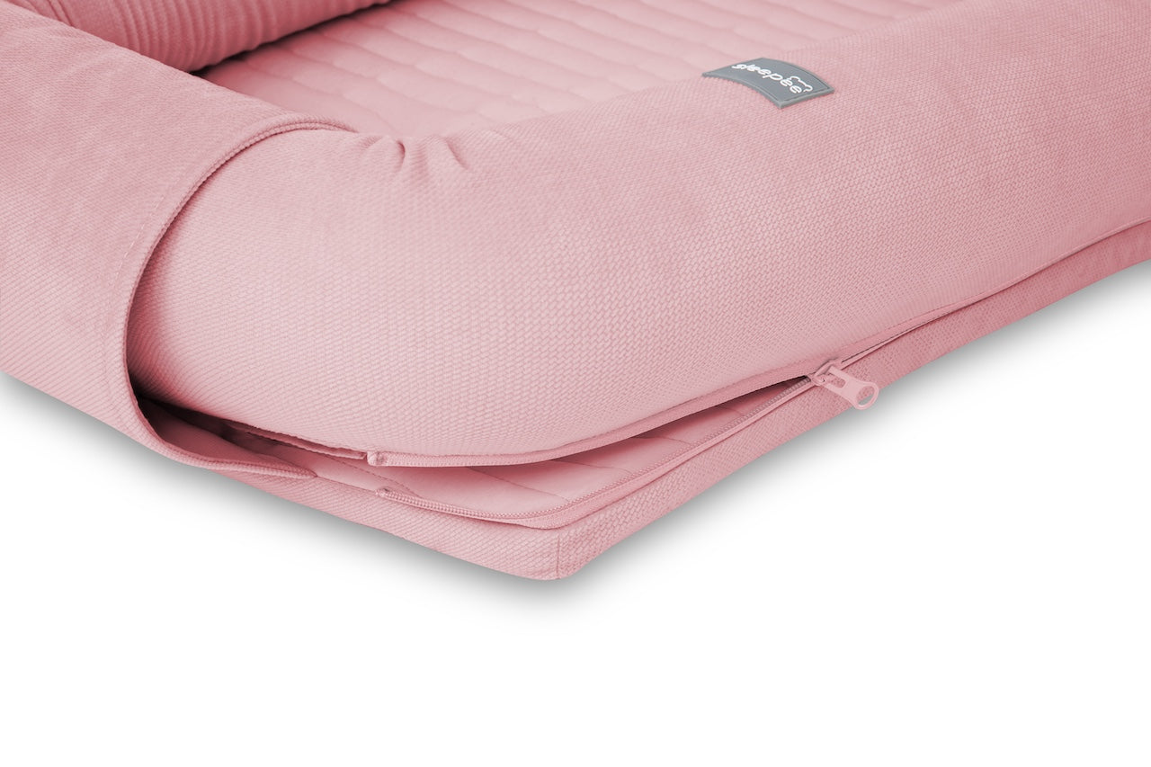 Cuna Nido 2 En 1 Con Laterales Extraíbles - Pink_1