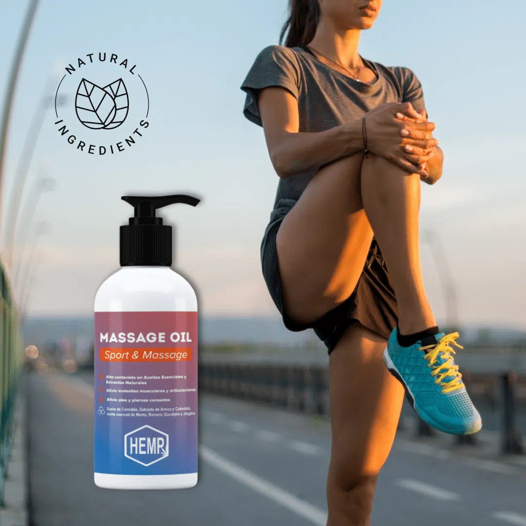 QKnatur - Aceite De Cáñamo Con Extracto De Arnica Para Masaje - 250ml - Para Dolores Musculares_3
