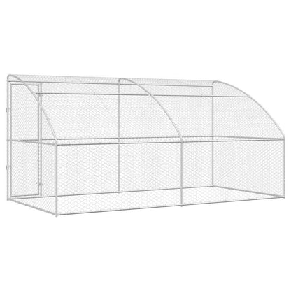 Refugio Para Perros 2 Pcs Plateado 4 X 2 X 2 M_5