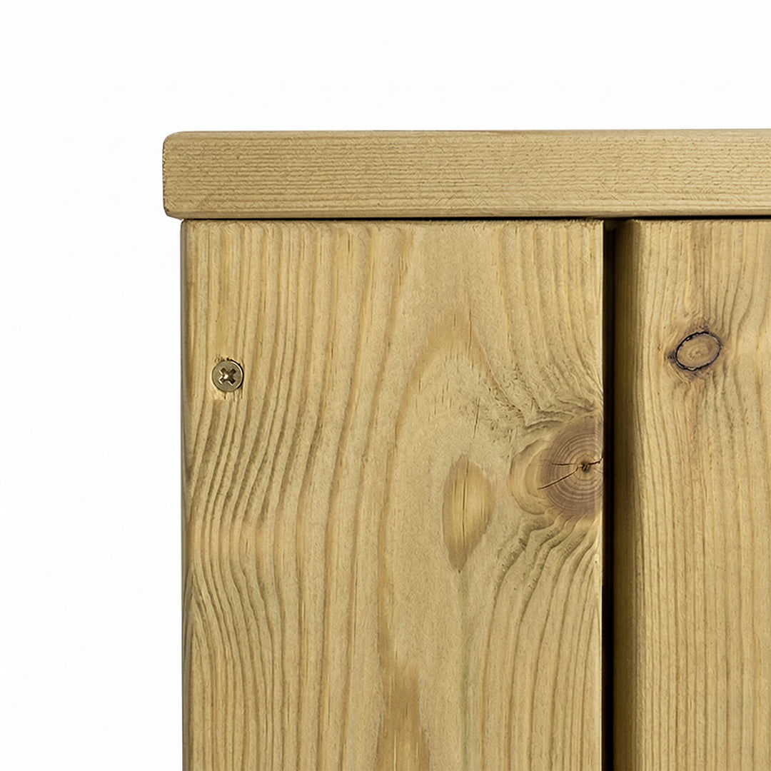 Jardinera Alta De Madera Autoportante 100 X 34,5 X 80 Cm Hortalia_2