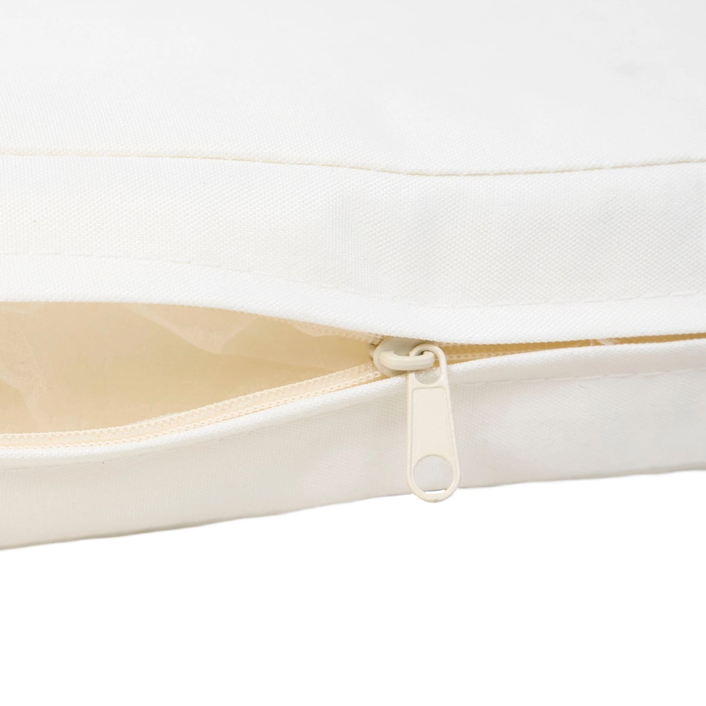 Outsunny Conjunto De Mesa Y Sillas Jardín De Ratán 7 Piezas Con Cojines Crema_4
