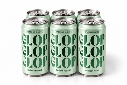 Pack 6 Latas Vino Espumoso Blanco Eco Vegano Lata 200ml_0