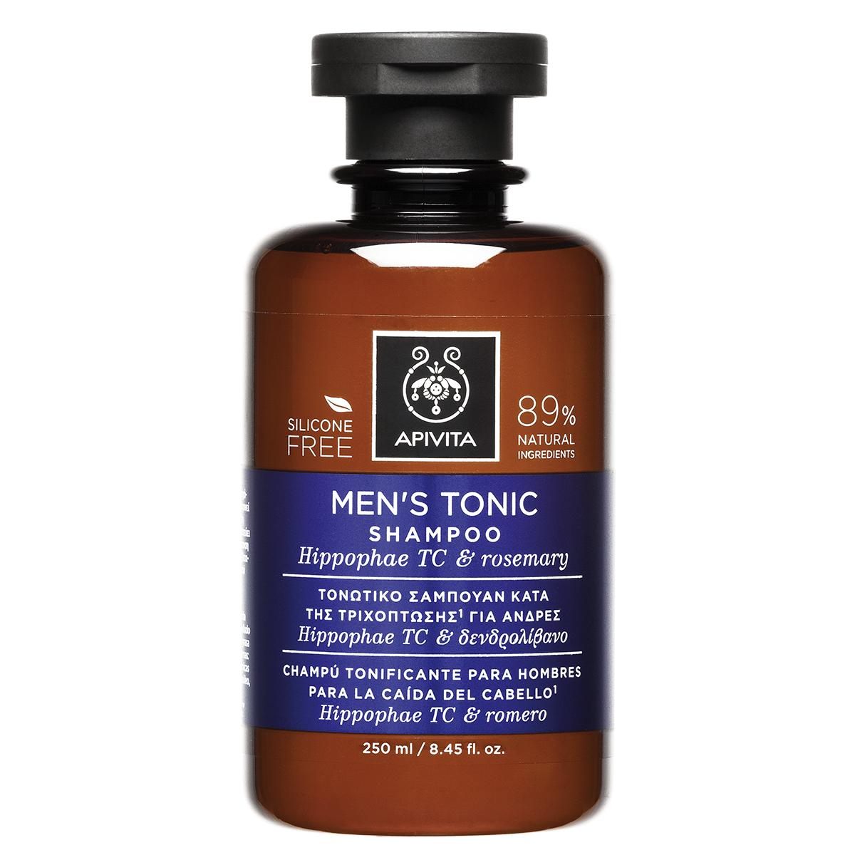 Champú Tonificante hombre Anti-caída y cabello debilitado Apivita 250 ml