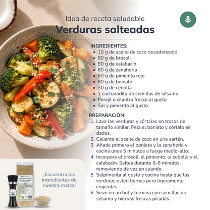 Pack 2x Aceite de coco desodorizado ECO Planeta Huerto 500 ml