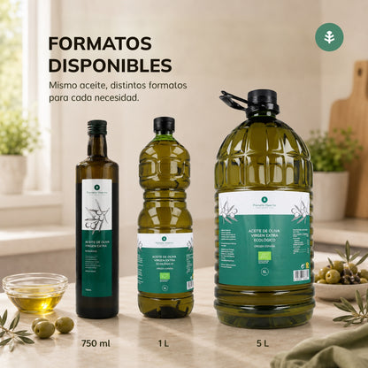Pack 3x Aceite de oliva Virgen Extra ECO Planeta Huerto 5 L