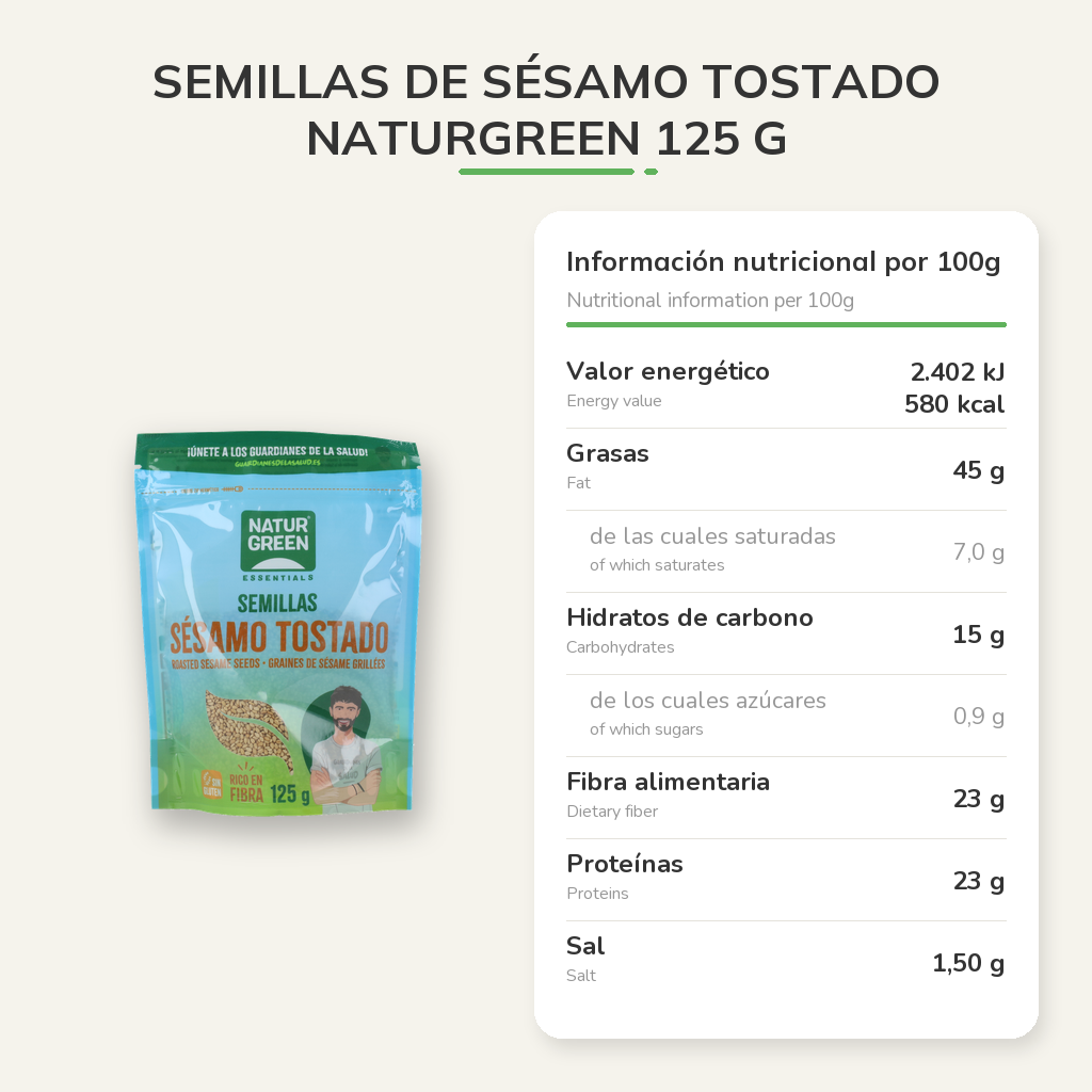 Información nutricional