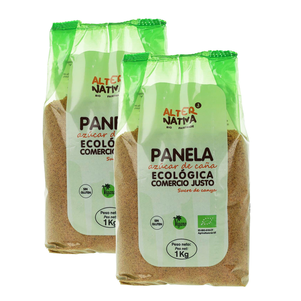 Pack 2x Azúcar Panela BIO Alternativa, 1kg