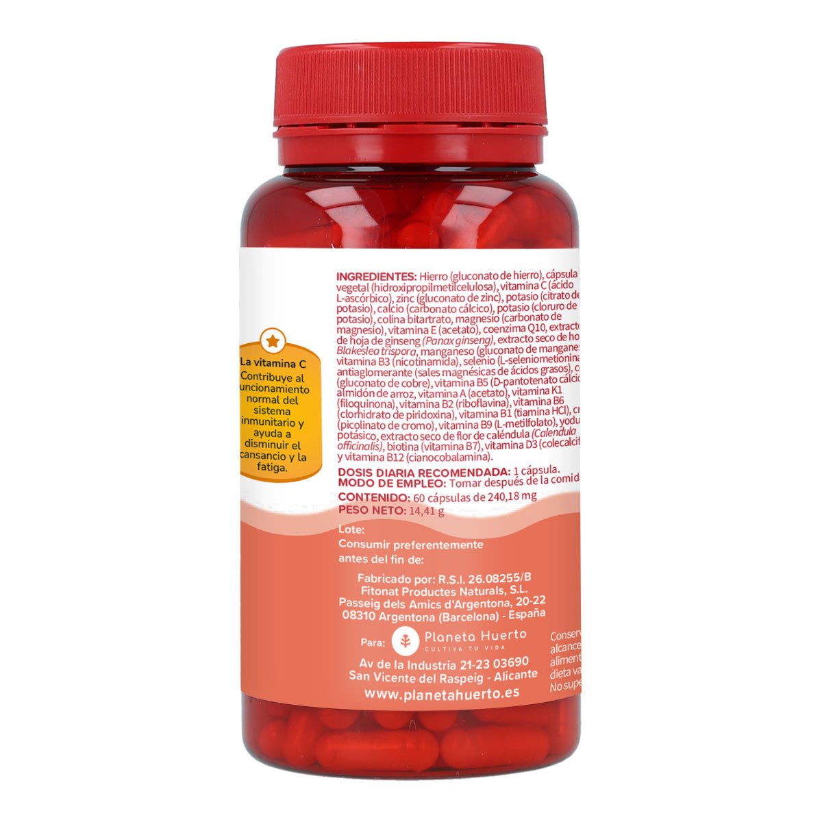 Pack 2x Multivitamin Complex Planeta Huerto 60 cápsulas