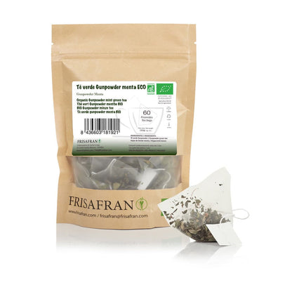 Té Verde Gunpowder Menta Ecológico Pirámides - Calidad Y Sabor | Frisafran 30 Uds_2