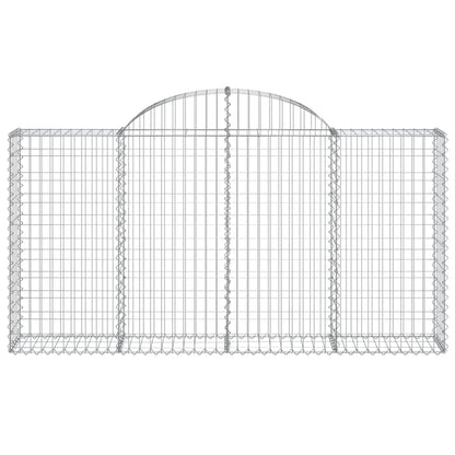 Cestas Gaviones 25 Uds Forma De Arco Hierro 200x30x100/120 Cm_3