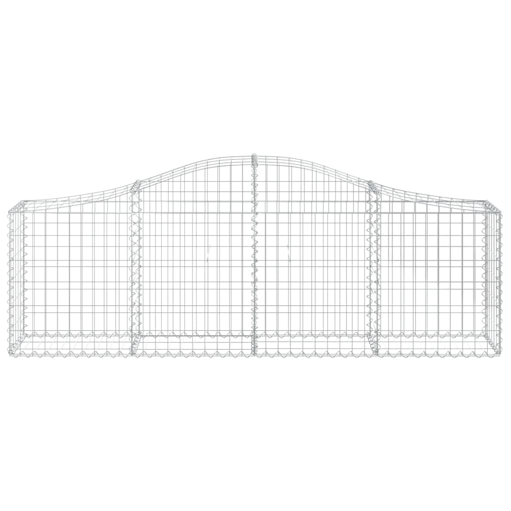 Cestas De Gaviones 20 Uds Forma De Arco Hierro 200x30x60/80 Cm_3