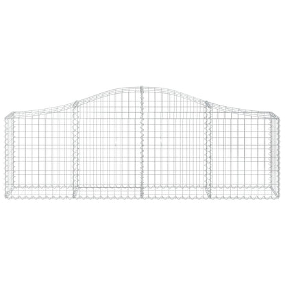 Cestas De Gaviones 20 Uds Forma De Arco Hierro 200x30x60/80 Cm_3