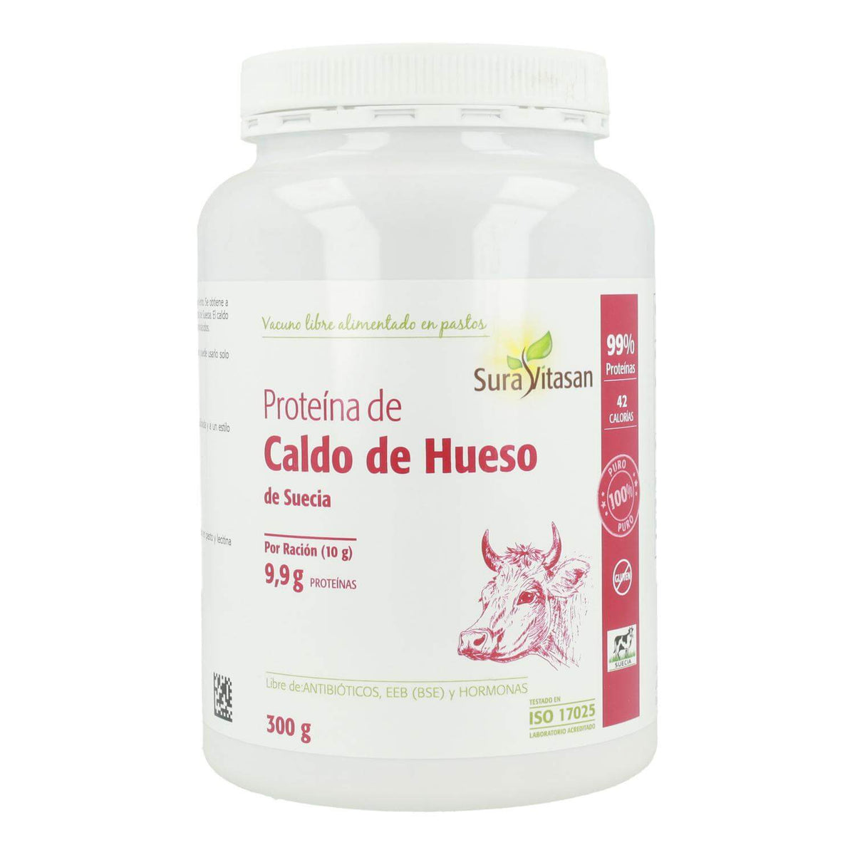 Pack 5 x Proteína de caldo de hueso 300 g Sura Vitasan