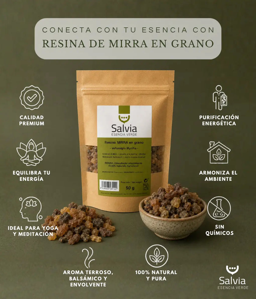 Salvia - Resina Mirra En Grano, Granel | 100g_2
