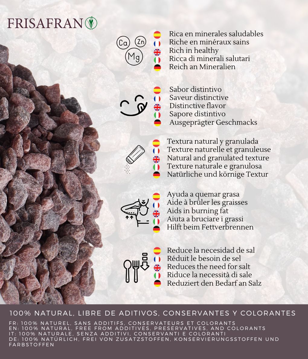 Sal Negra Del Himalaya Gruesa - Calidad Y Sabor | Frisafran 100 G_1