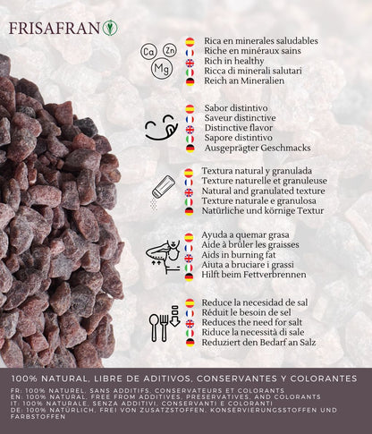 Sal Negra Del Himalaya Gruesa - Calidad Y Sabor | Frisafran 100 G_1