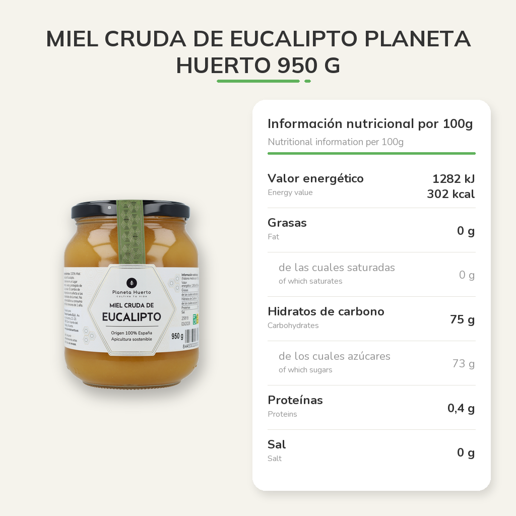 Información nutricional
