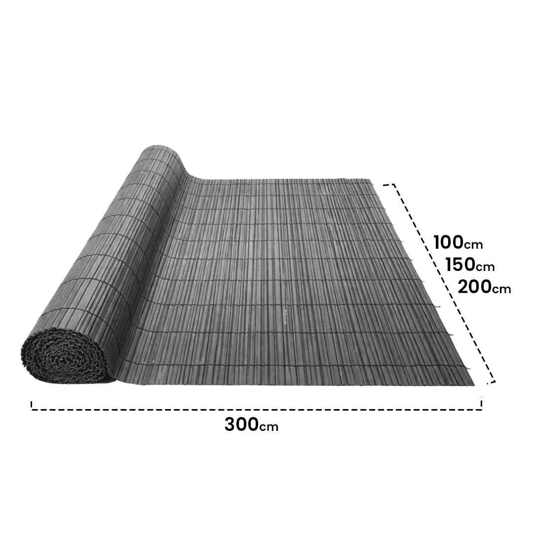 Cañizo Pvc Doble Cara 20 Mm Surfcane 20 Mm 2x3 Negro Nortene_1