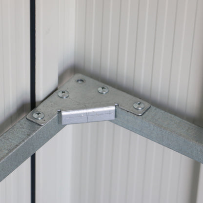 Caseta Cobertizo Colossus 10×8 Metal Gris Antracita_5