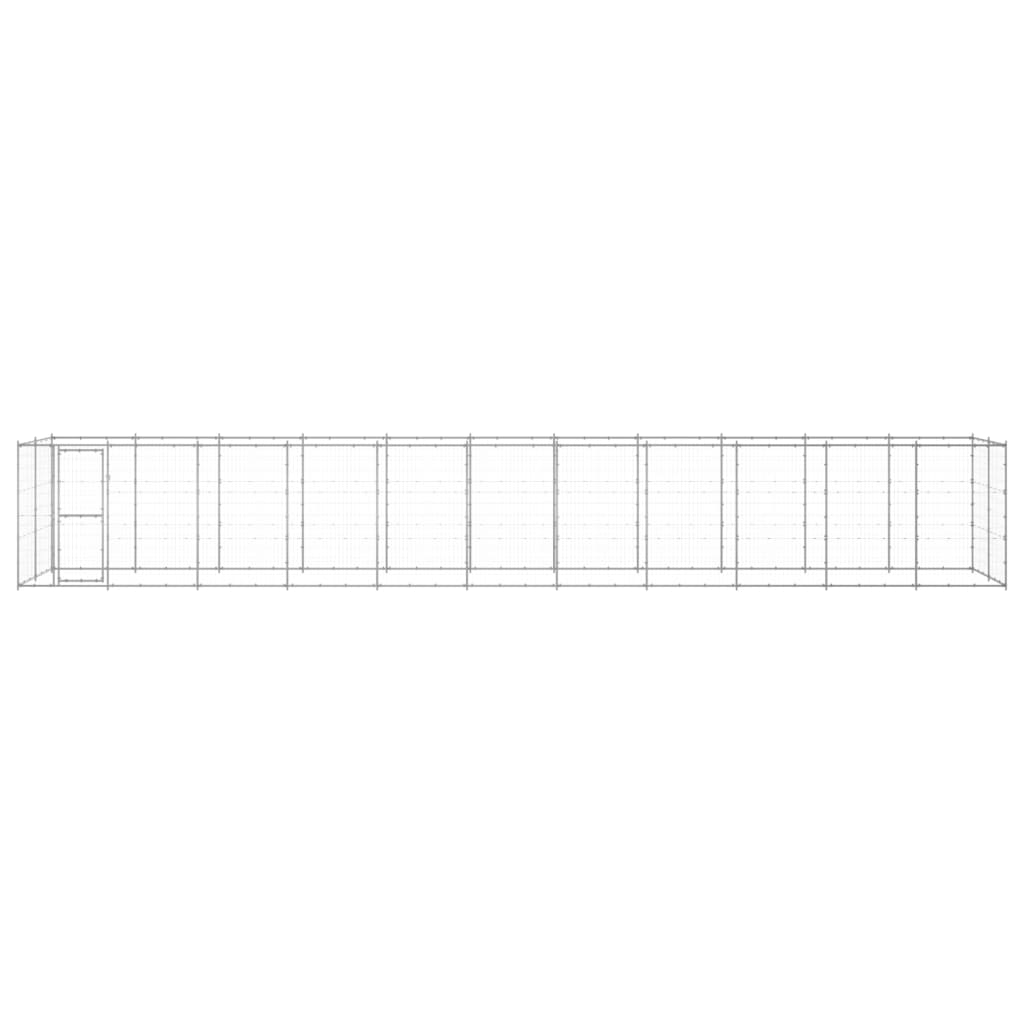 Perrera De Exterior De Acero Galvanizado 26,62 M²_1